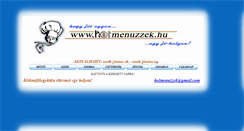 Desktop Screenshot of holmenuzzek.hu